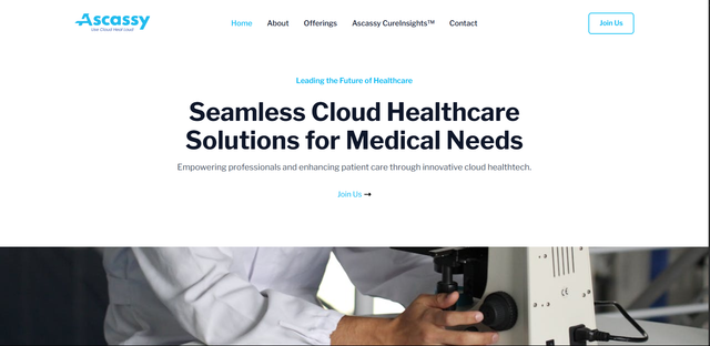FlincByte Custom Software Case Study: Ascassy - Professional, SEO-optimized business website built with WordPress, Astra, and Bootstrap.